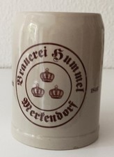 Brauerei Hummel Merkendorf Oberfranken, älterer Bierkrug 0,5L  1980er J.