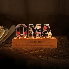 Oma Geschenk - LED Lampe Nachtlicht Geschenk Oma Geburtstag