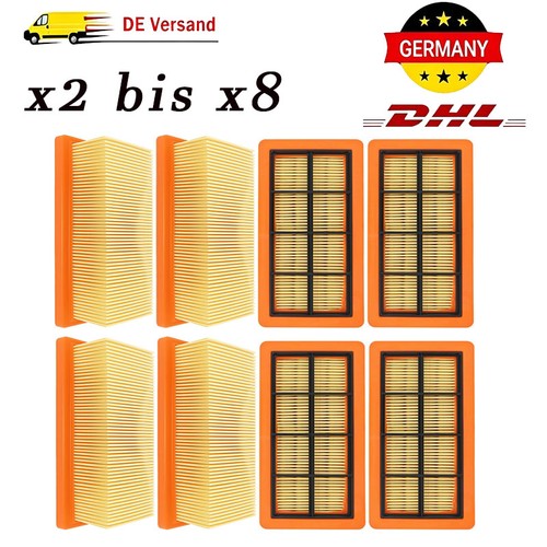 Flachfaltenfilter für - 2-8,