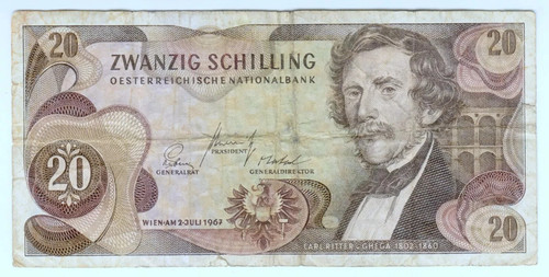 1967 österreich schilling - 20,