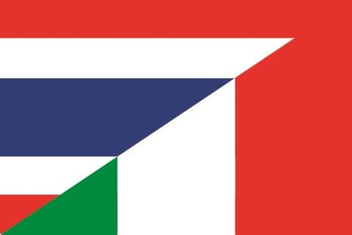 Aufkleber thailand italien - aufkleber, thailand-italien