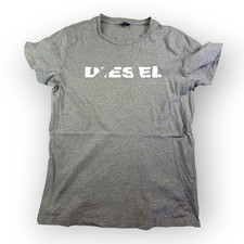 Diesel Logo T-Shirt Grey