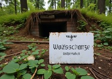 Schild Wolfsschanze Ostpreußen 2. Weltkrieg Metallschild Schild Alu