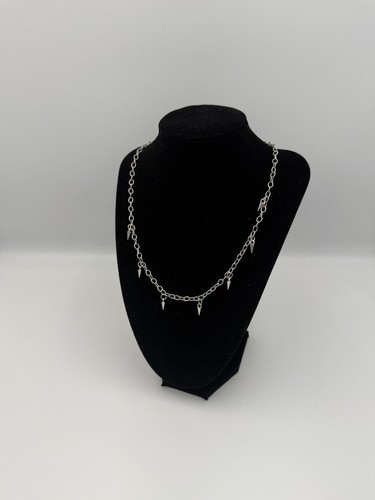 Halskette dornen silber gothic - halskette,