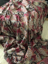 Original Zucchi/Bassetti Maxifoulard, Hauptfarbe rot, abstraktes Muster