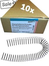10 Packung ACP Rigips Magazinschrauben Ø3,9x35-1000stk Feingewinde Gipsplatten f