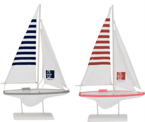 Deko segelboot aus holz - segelboot,