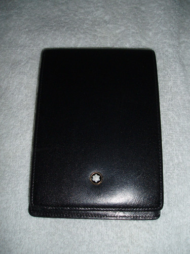 Montblanc leder etui - montblanc,