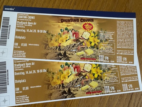 Konzertkarten counting - x,
