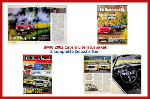 Bmw 2002 cabrio - cabrio, literaturpaket