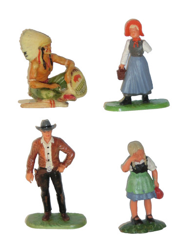 Vintage elastolin figuren - elastolin,