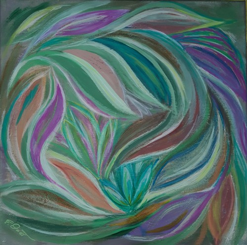 Acrylbilder handgemalt