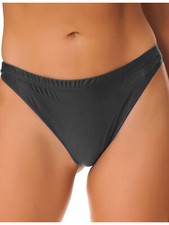 FEESHOW Unterwäsche Frauen Brazilian Slip glänzende Briefs mit Gummibund Panties