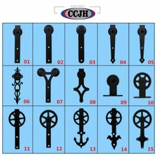 1-4M Schiebetürsystem Laufschiene Schiebetüren Beschlag Holzschiebetür Einzeltür