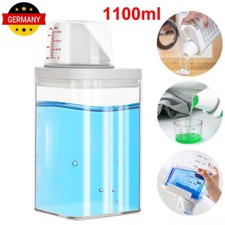 1100ML Luftdichter Waschmittelspender Messbecher Aufbewahrungsbox Dose