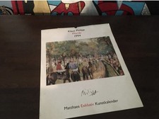 Pferde Kunstkalender 1994, Klaus Philipp, 11 Kunstdrucke und Beschreibung