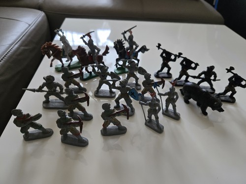Ritter figuren 3 pferde - ritter,