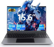2025 NEU SGIN 15,6 Zoll Laptop 8GB 128GB 256GB 512GB SSD Intel Celeron Window 11
