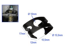 1x Feder Klammer für Bremschlauch Befestigung Brems Leitung Schlauch Halter