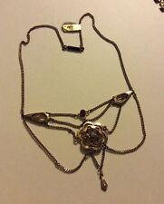 Collier Jugendstil seltenes Stück mit Rubinchen