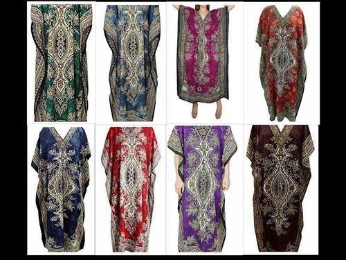 Langes kaftankleid hippie - kaftankleid,