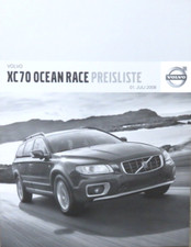 Volvo XC70 Ocean Race Preisliste Price list vom 01.07.2008, 16 Seiten