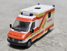 Herpa 044301 Mercedes Benz T1N Sprinter RTW ASB Grünstadt-Eisenberg H0 Modell