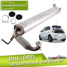 Endschalldämpfer Endtopf 1060mm Auspuff für Renault Twingo III/Smart Forfour 1.0