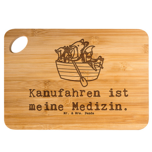 Holzbrett fuchs kanufahren - holzbrett,