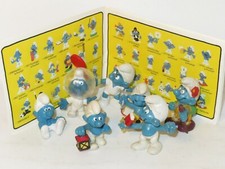 x7 verschiedene Schlümpfe -