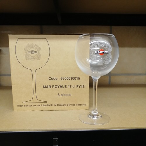 Martini royale glas - 6x,