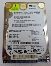 WESTERN DIGITAL *WD2500BEVS* 250 GB * SATA HDD Notebook 2,5 Zoll #NFP1656