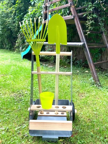 Kinder gartenwagen set holz - kinder,