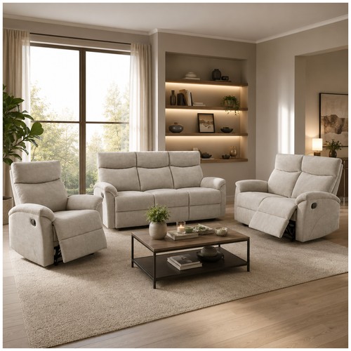 Sofagarnitur mit relaxfunktion - sofagarnitur,