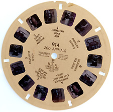VIEW-MASTER 3D REEL ⭐ ZOO ANIMALS ⭐ Tapir, Lama, Sea Lion, Tiere, Stereo 914