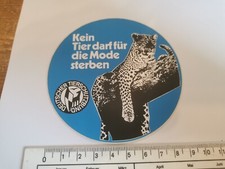 Alter Aufkleber Deutscher Tierschutzbund 