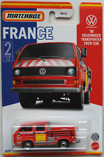Matchbox VW T3 DoKa Pickup rot Sapeurs-Pompiers France 2/12 Neu/OVP Feuerwehr a