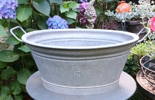 Alte seltene zinkwanne - zinkwanne, zink