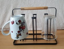 Becher-Trockengestell / Tassenhalter Metall schwarz