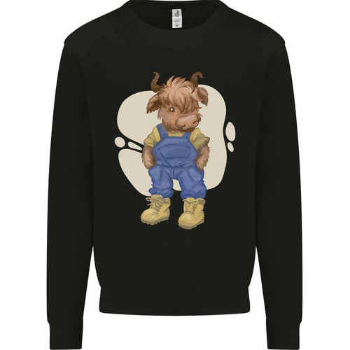 Infant highland cow cattle - an,