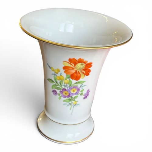 Meissen trichtervase - meissen,