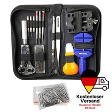144 tlg Uhrenmacher Reparatur Werkzeugset mit Armband Verlängerung Gehäuseöffner