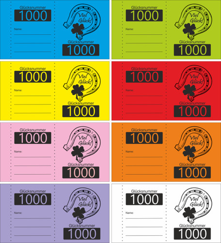 1000 doppelnummern hufeisen - 1000,