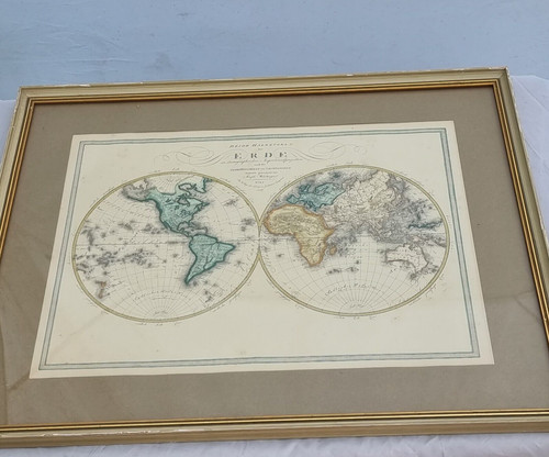 Antik druck old map - druck,