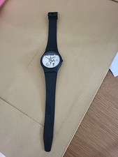 Armbanduhr 6. Shell Marathon Hamburg 1991 Sammlerstück Selten Schwarz 