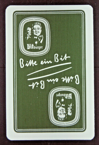 Skat karten brauerei bitburger - karten,