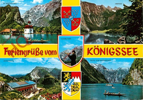Ansichtskarte königssee - ansichtskarte,