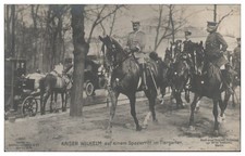 XX2523/ Kaiser Wilhelm zu Pferde im Tiergarten Berlin Foto AK 1907