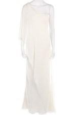 MOD LUX Abendkleid Maxikleid Ballkleid Braut Hochzeit Seide D 42 off-white