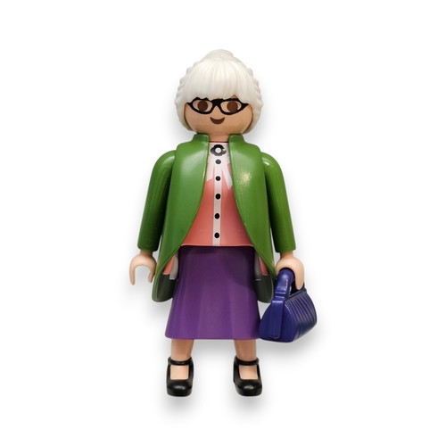 Playmobil figur frau rentnerin - frau,